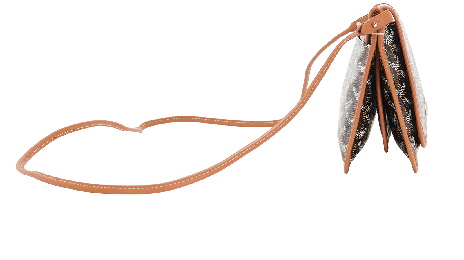 Plumet pocket Wallet, &pound;950, Handbags, Black, Canvas, Side view